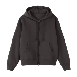 Pulls Et Cardigans|Hoodies Et Sweatshirts^Muji Sweat-shirt à capuche zippé en coton mélangé pour femme