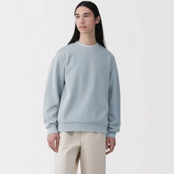 Pulls Et Cardigans|Hoodies Et Sweatshirts^Muji Sweat-shirt à col ras du cou et à double tricot pour homme