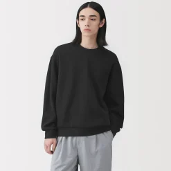 Pulls Et Cardigans|Hoodies Et Sweatshirts^Muji Sweat-shirt à col ras du cou et à double tricot pour homme