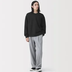 Pulls Et Cardigans|Hoodies Et Sweatshirts^Muji Sweat-shirt à col ras du cou et à double tricot pour homme