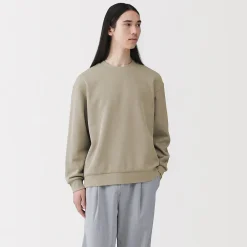 Pulls Et Cardigans|Hoodies Et Sweatshirts^Muji Sweat-shirt à col ras du cou et à double tricot pour homme