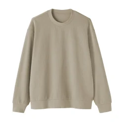 Pulls Et Cardigans|Hoodies Et Sweatshirts^Muji Sweat-shirt à col ras du cou et à double tricot pour homme