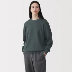 Pulls Et Cardigans|Hoodies Et Sweatshirts^Muji Sweat-shirt à col ras du cou et à double tricot pour homme