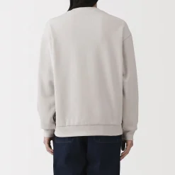 Pulls Et Cardigans|Hoodies Et Sweatshirts^Muji Sweat-shirt à col ras du cou et à double tricot pour homme