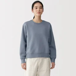 Pulls Et Cardigans|Hoodies Et Sweatshirts^Muji Sweat-shirt en coton mélangé pour femme