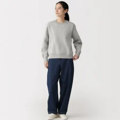 Pulls Et Cardigans|Hoodies Et Sweatshirts^Muji Sweat-shirt en coton mélangé pour femme