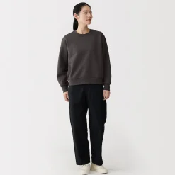 Pulls Et Cardigans|Hoodies Et Sweatshirts^Muji Sweat-shirt en coton mélangé pour femme