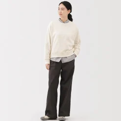 Pulls Et Cardigans|Hoodies Et Sweatshirts^Muji Sweat‐shirt en mélange de coton pour femme