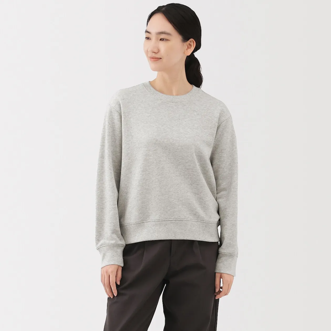 Pulls Et Cardigans|Hoodies Et Sweatshirts^Muji Sweat‐shirt en mélange de coton pour femme
