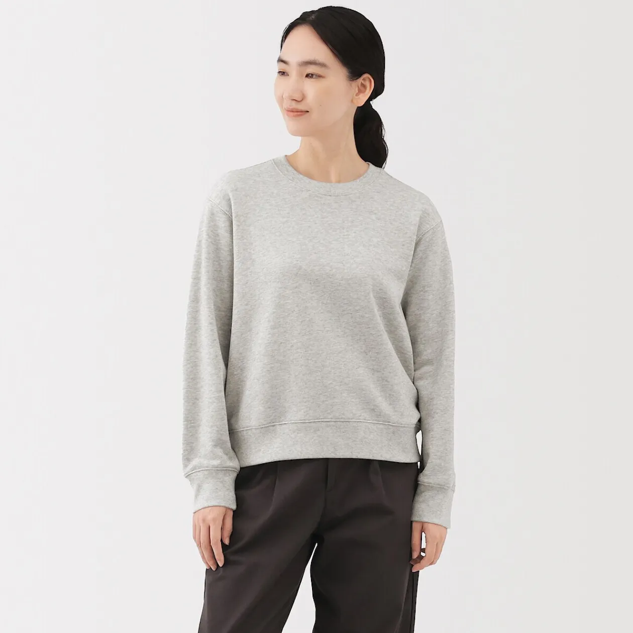 Pulls Et Cardigans|Hoodies Et Sweatshirts^Muji Sweat‐shirt en mélange de coton pour femme