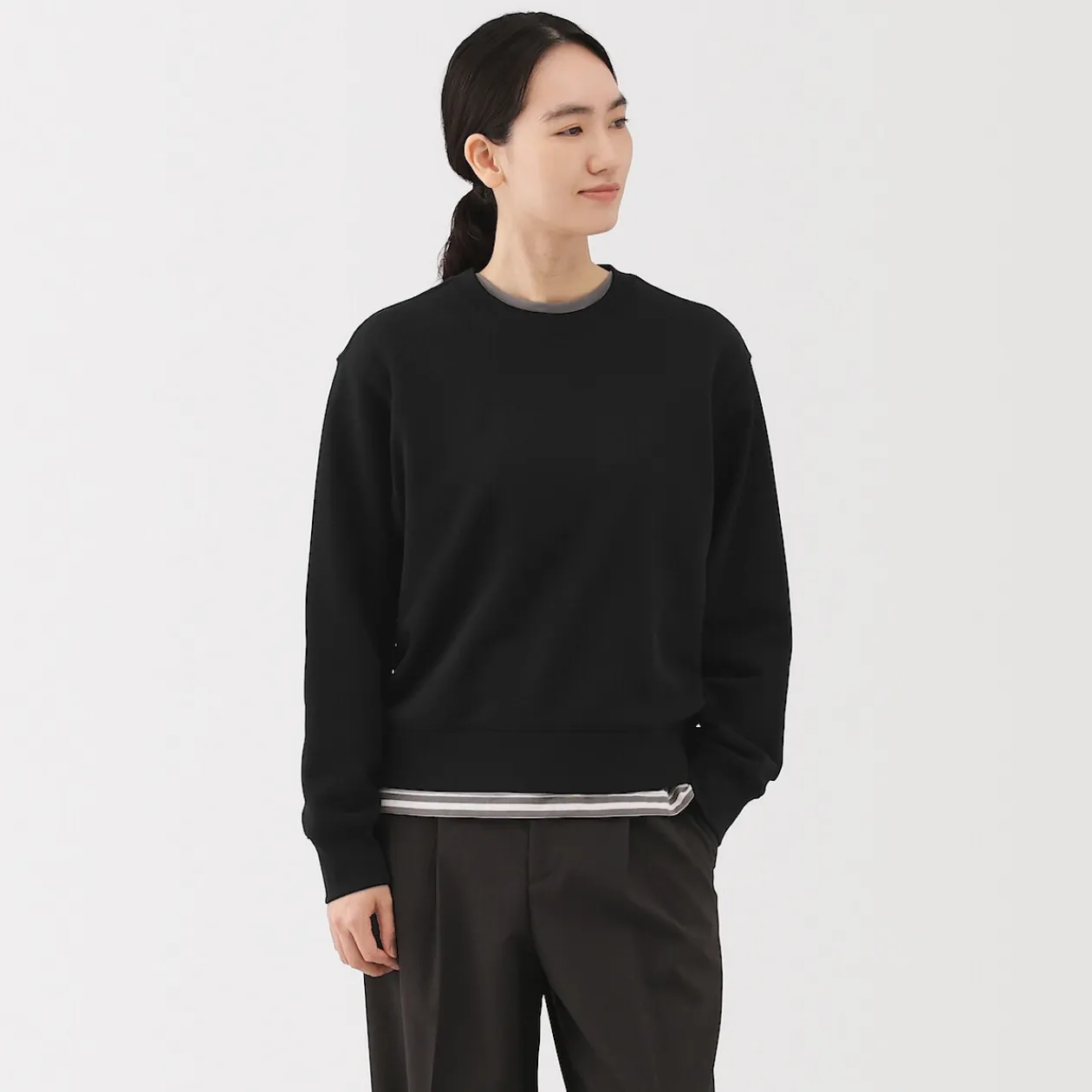 Pulls Et Cardigans|Hoodies Et Sweatshirts^Muji Sweat‐shirt en mélange de coton pour femme