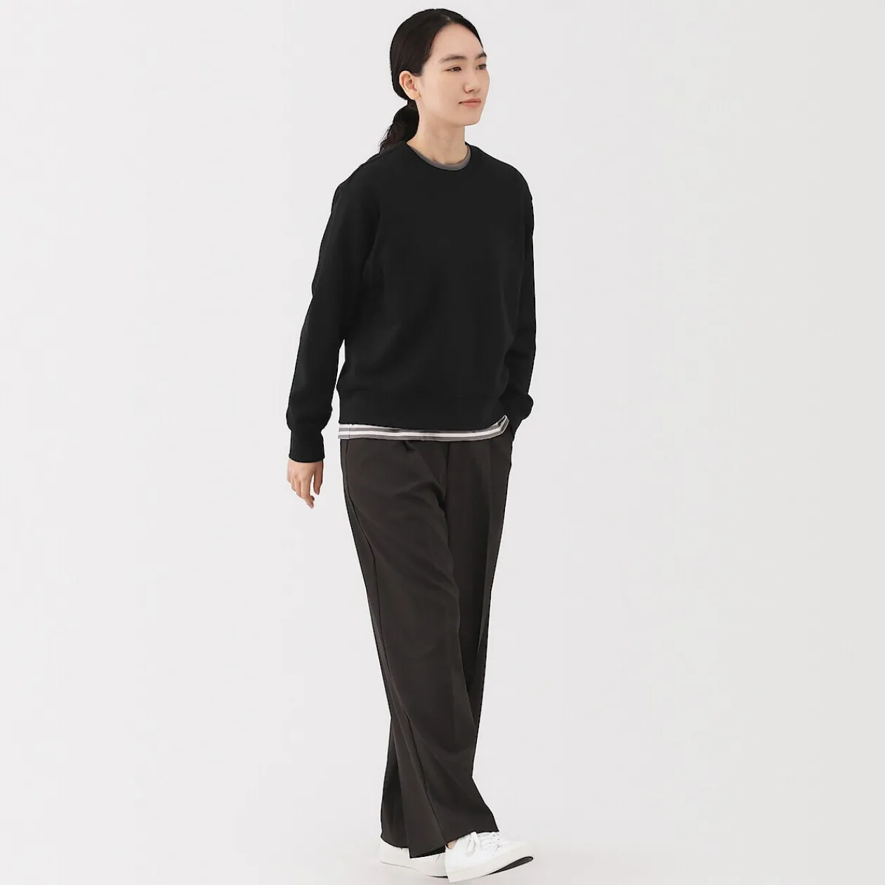 Pulls Et Cardigans|Hoodies Et Sweatshirts^Muji Sweat‐shirt en mélange de coton pour femme
