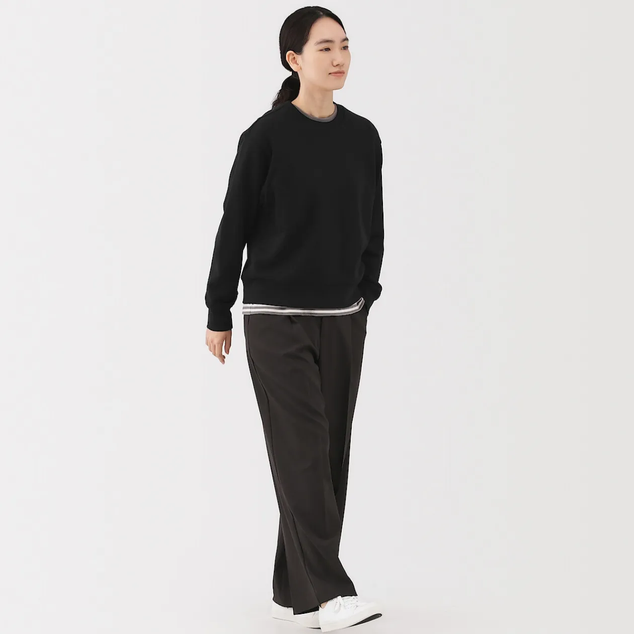 Pulls Et Cardigans|Hoodies Et Sweatshirts^Muji Sweat‐shirt en mélange de coton pour femme