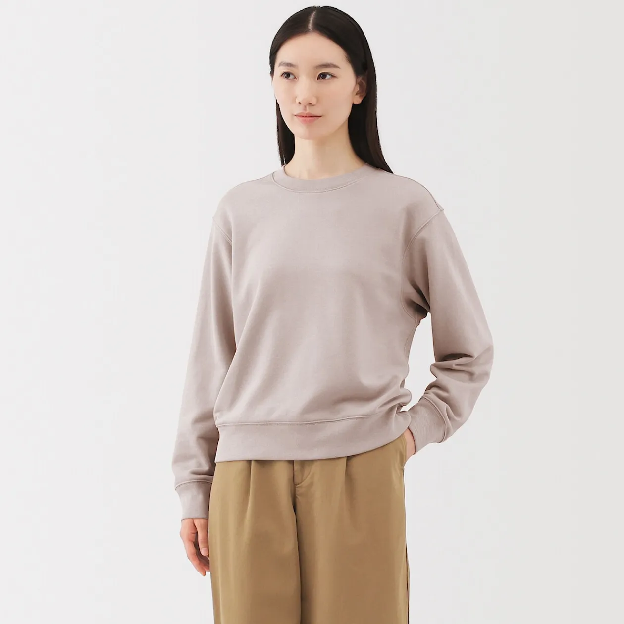 Pulls Et Cardigans|Hoodies Et Sweatshirts^Muji Sweat‐shirt en mélange de coton pour femme
