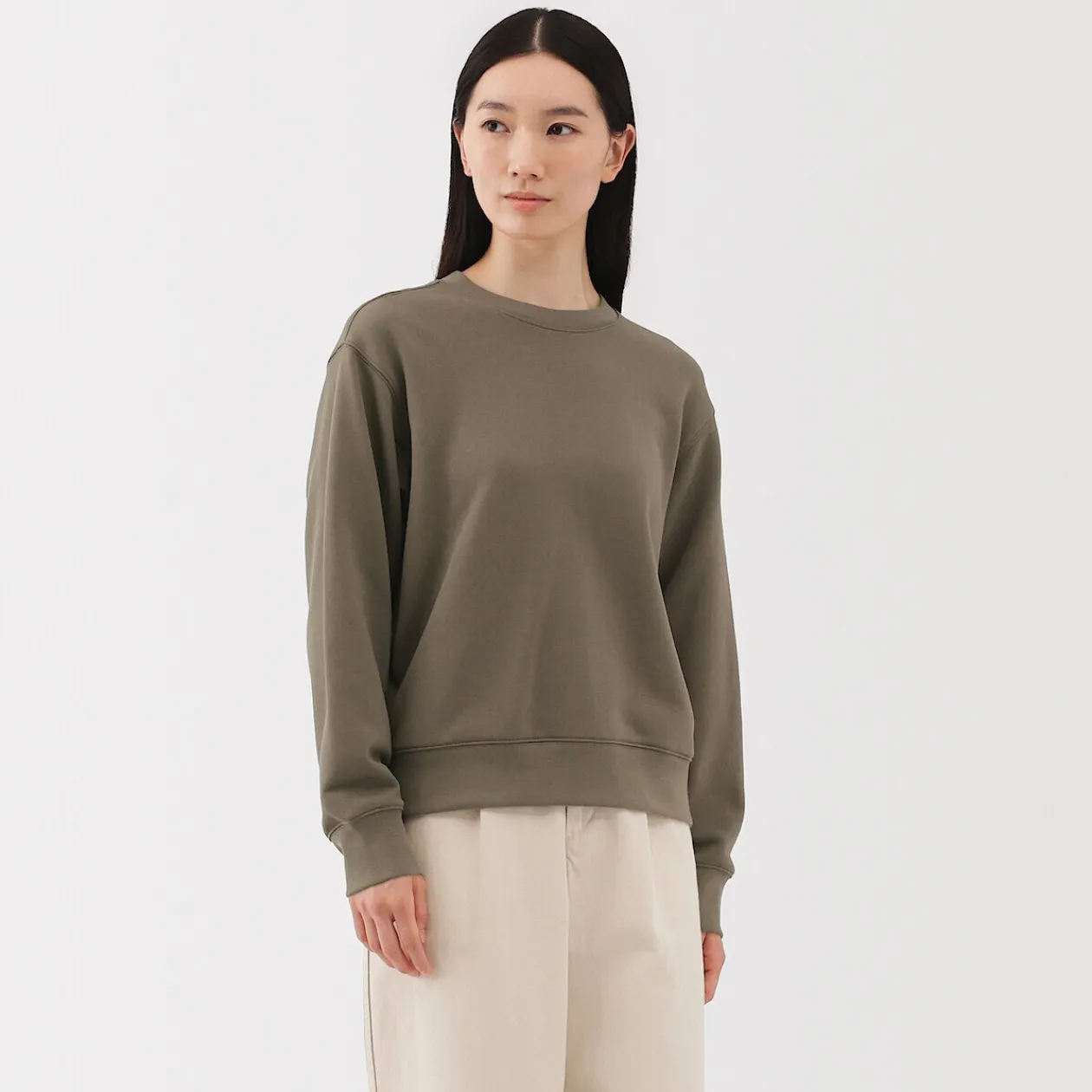 Pulls Et Cardigans|Hoodies Et Sweatshirts^Muji Sweat‐shirt en mélange de coton pour femme