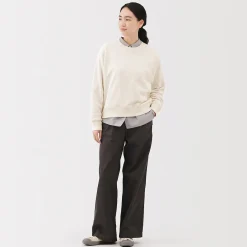 Pulls Et Cardigans|Hoodies Et Sweatshirts^Muji Sweat‐shirt en mélange de coton pour femme