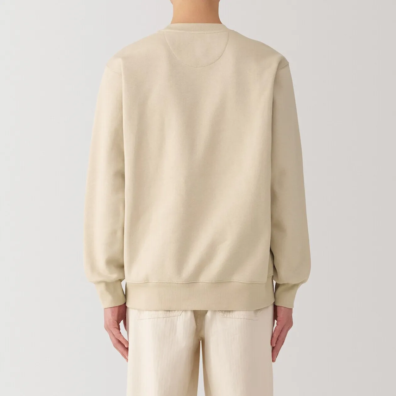 Pulls Et Cardigans|Hoodies Et Sweatshirts^Muji Sweat‐shirt ras‐du‐cou homme Ivoire