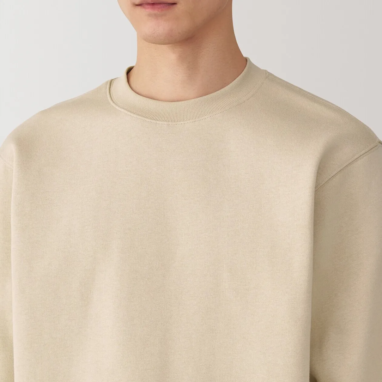 Pulls Et Cardigans|Hoodies Et Sweatshirts^Muji Sweat‐shirt ras‐du‐cou homme Ivoire