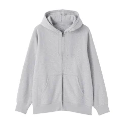 Pulls Et Cardigans|Hoodies Et Sweatshirts^Muji Sweatshirt zippé en coton mélangé à capuche homme