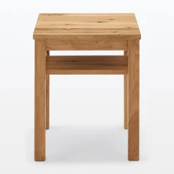 Lits^Muji Table de nuit en chêne