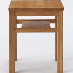 Lits^Muji Table de nuit en chêne