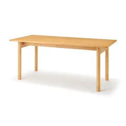 Tables^Muji Table en hévéa rectangulaire ‐ L