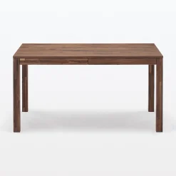 Tables^Muji Table en noyer naturel 140cm