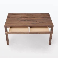 Tables^Muji Table en noyer naturel 140cm