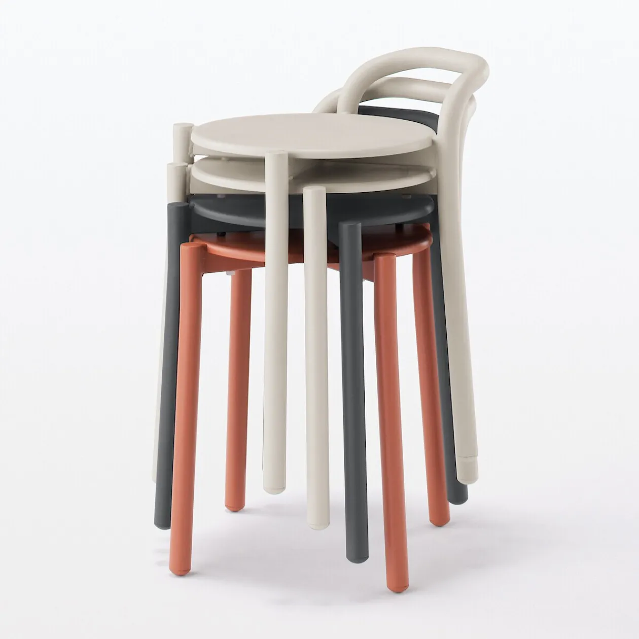 Chaises, Bancs Et Tabourets^Muji Tabouret en aluminium - Bourgogne