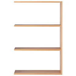 Étagères Modulables En Bois^Muji Étagère additionnelle large en chêne ‐ 3 niveaux (Dont Eco‐part. 1,80 €)