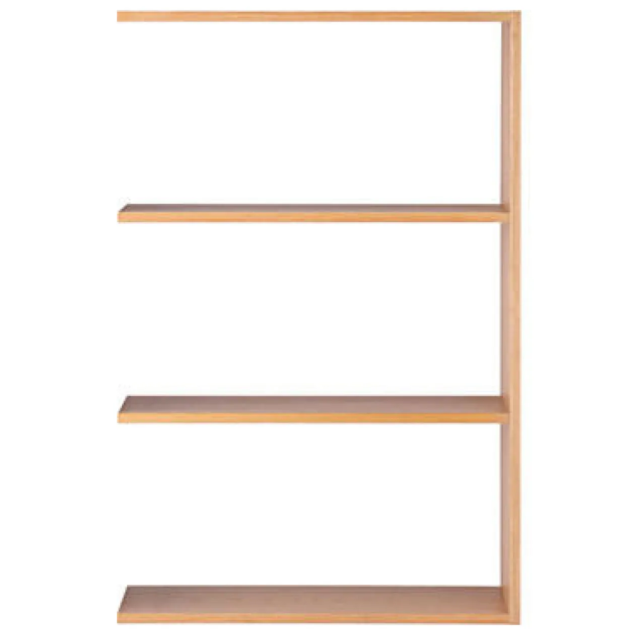 Étagères Modulables En Bois^Muji Étagère additionnelle large en chêne ‐ 3 niveaux (Dont Eco‐part. 1,80 €)