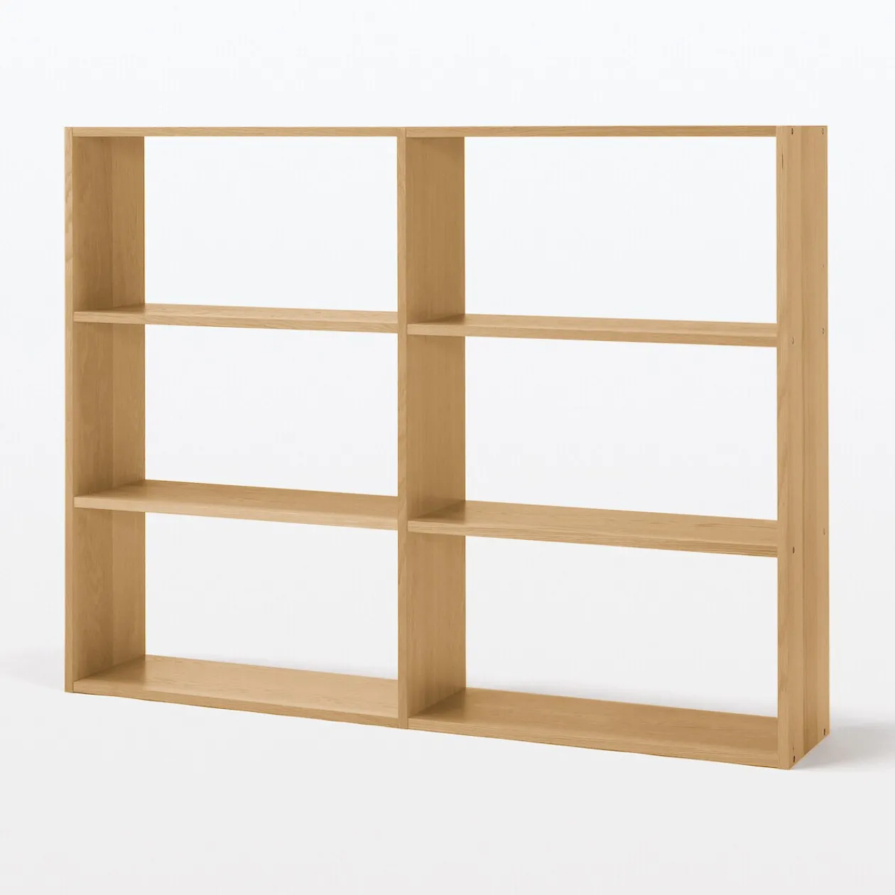 Étagères Modulables En Bois^Muji Étagère additionnelle large en chêne ‐ 3 niveaux (Dont Eco‐part. 1,80 €)