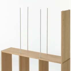 Étagères Modulables En Bois^Muji Étagère additionnelle large en chêne ‐ 3 niveaux (Dont Eco‐part. 1,80 €)