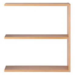 Étagères Modulables En Bois^Muji Étagère additionnelle large en chêne ‐ 2 niveaux (Dont Eco‐part. 1,80 €)