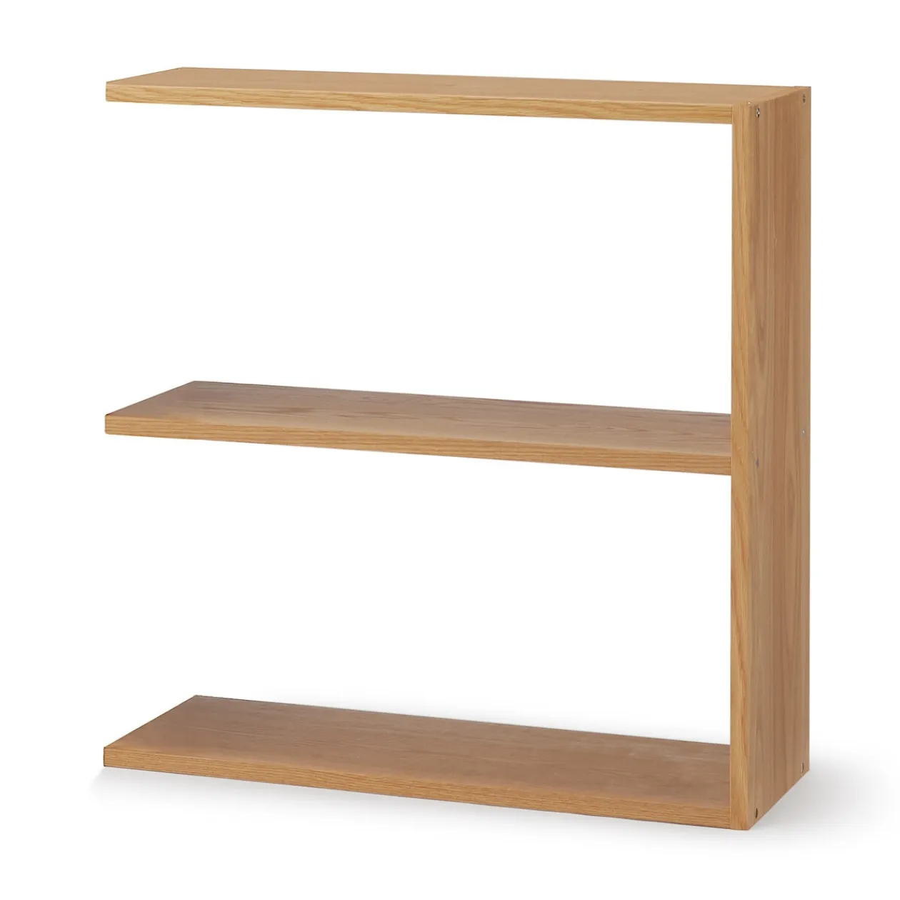 Étagères Modulables En Bois^Muji Étagère additionnelle large en chêne ‐ 2 niveaux (Dont Eco‐part. 1,80 €)