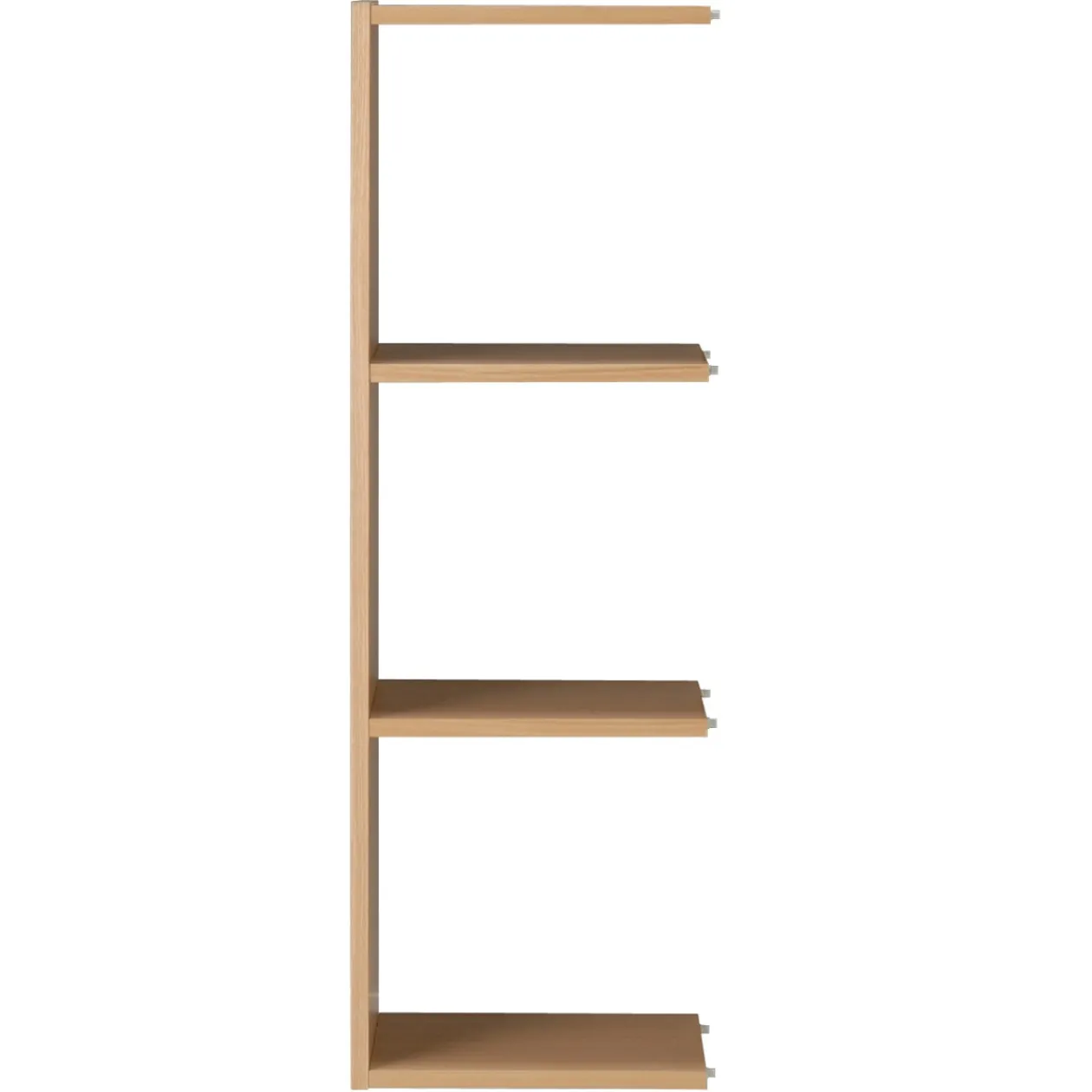 Étagères Modulables En Bois^Muji Étagère additionnelle étroite en chêne ‐ 3 niveaux (Dont Eco‐part. 0,82 €)