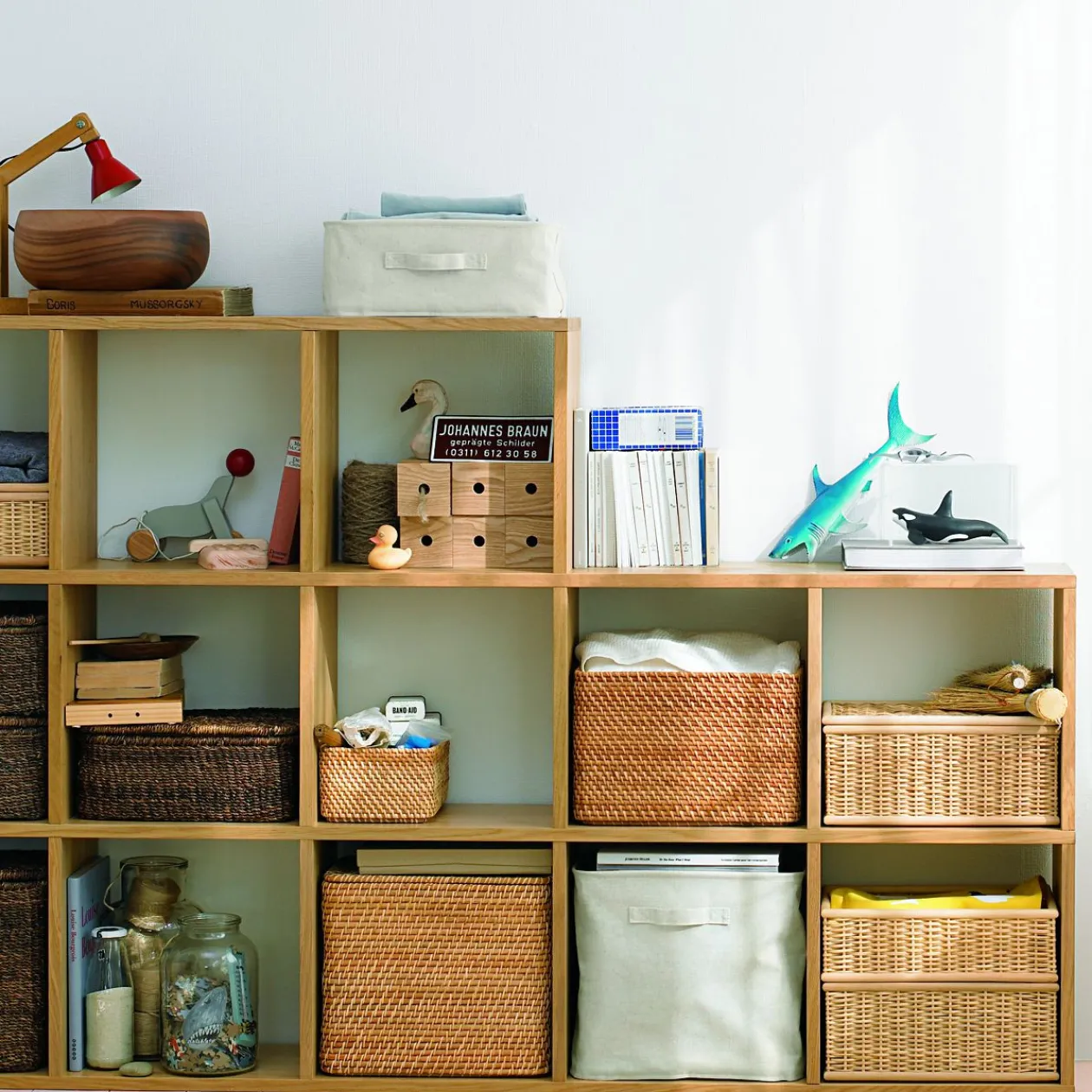 Étagères Modulables En Bois^Muji Étagère additionnelle étroite en chêne ‐ 3 niveaux (Dont Eco‐part. 0,82 €)