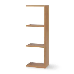 Étagères Modulables En Bois^Muji Étagère additionnelle étroite en chêne ‐ 3 niveaux (Dont Eco‐part. 0,82 €)