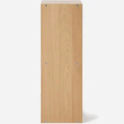 Étagères Modulables En Bois^Muji Étagère additionnelle étroite en chêne ‐ 2 niveaux (Dont Eco‐part. 0,82 €)