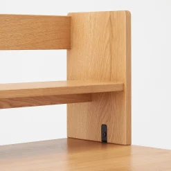 Bureau^Muji Étagère de bureau en bois de chêne