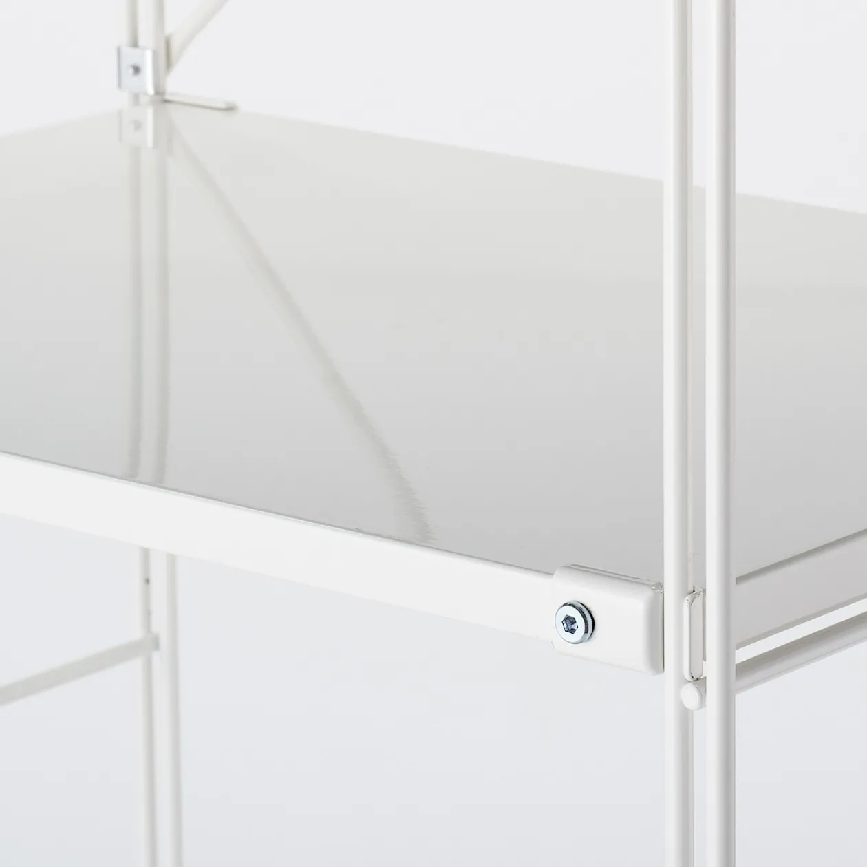 Étagères En Pin Et En Acier^Muji Étagère en acier gris clair - Large, grande