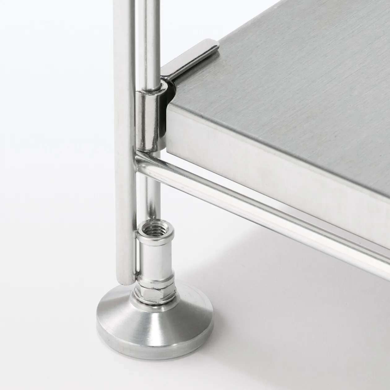 Étagères En Pin Et En Acier^Muji Étagère en acier inoxydable ‐ Large ‐ Grande (Dont Eco‐part. 1,80 €)