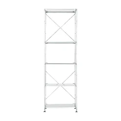 Étagères En Pin Et En Acier^Muji Étagère en acier inoxydable ‐ Grande (Dont Eco‐part. 1,80€)