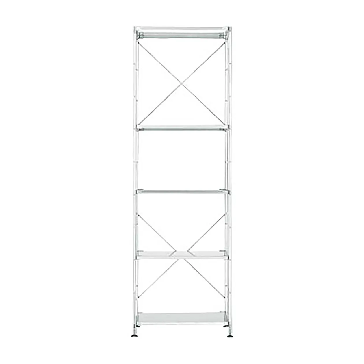 Étagères En Pin Et En Acier^Muji Étagère en acier inoxydable ‐ Grande (Dont Eco‐part. 1,80€)