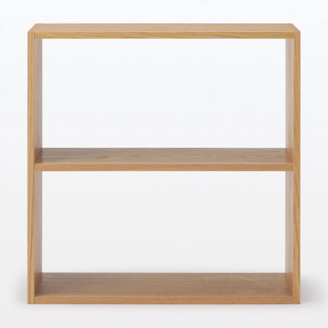 Étagères Modulables En Bois^Muji Étagère large en chêne ‐ 2 niveaux (Dont Eco‐part. 1,80€)