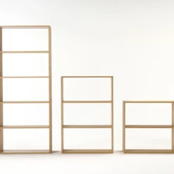 Étagères Modulables En Bois^Muji Étagère large en chêne ‐ 3 niveaux (Dont Eco‐part. 1,80 €)