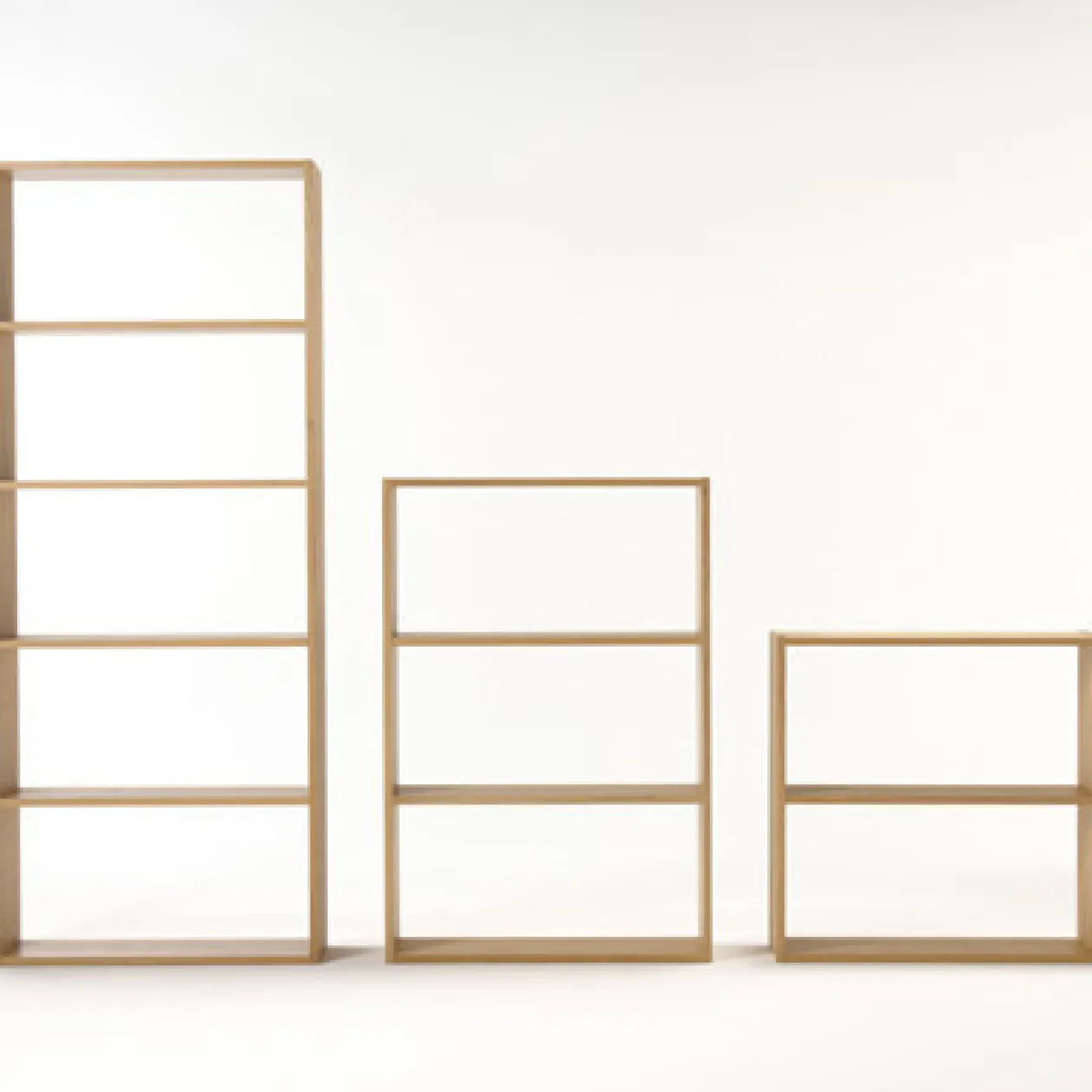 Étagères Modulables En Bois^Muji Étagère large en chêne ‐ 3 niveaux (Dont Eco‐part. 1,80 €)