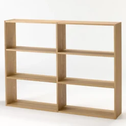 Étagères Modulables En Bois^Muji Étagère large en chêne ‐ 3 niveaux (Dont Eco‐part. 1,80 €)