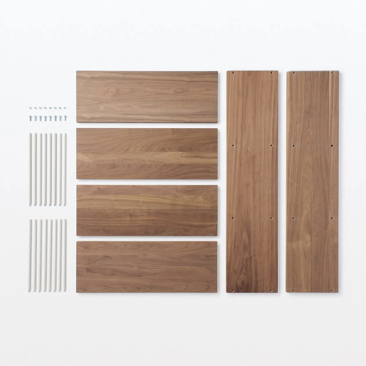 Étagères Modulables En Bois^Muji Étagère large en noyer ‐ 3 niveaux (Dont Eco‐part. 1,80 €)
