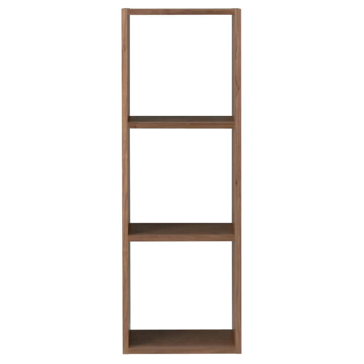 Étagères Modulables En Bois^Muji Étagère étroite en noyer ‐ 3 niveaux (Dont Eco‐part. 1,80 €)